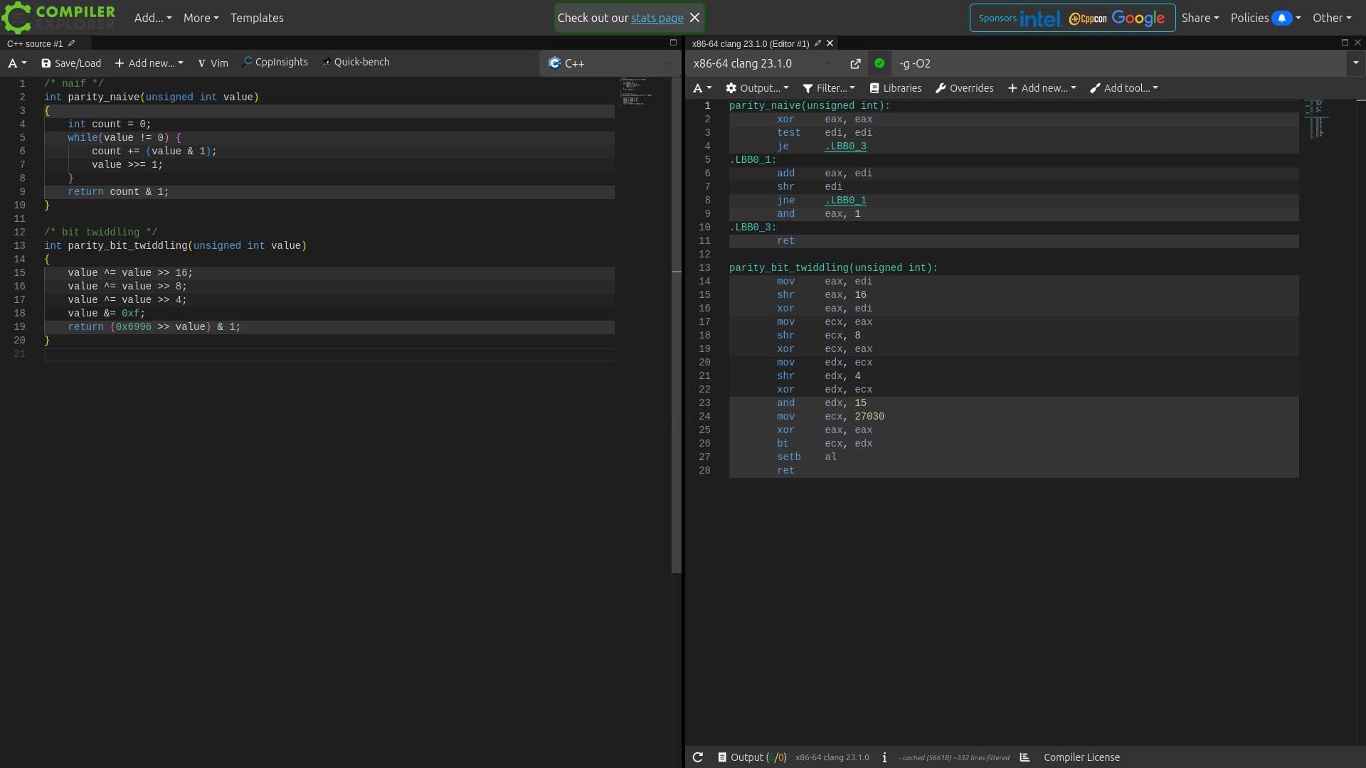 godbolt-parity-clang-x86_64-optimized.png
