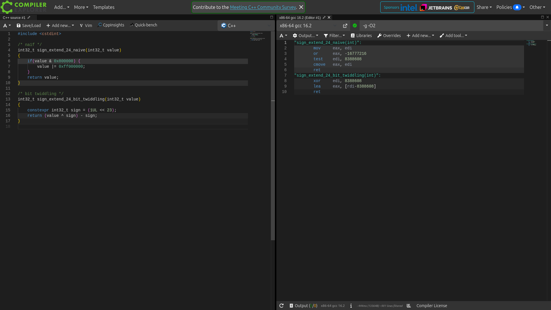 godbolt-sign-extend-24-gcc-x86_64-optimized.png